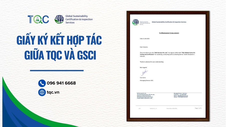 Ký kết hợp tác giữ TQC và GSCI