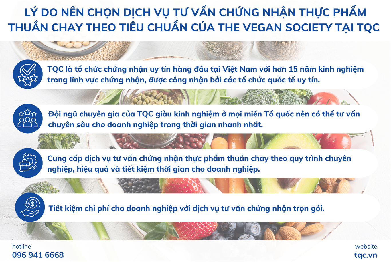 Thực phẩm thuần chay mới nhất 2024 | TQC