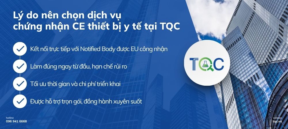 Lý do nên chọn dịch vụ chứng nhận CE thiết bị y tế tại TQC