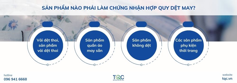 4 nhóm sản phẩm cần đạt chứng nhận hợp quy dệt may