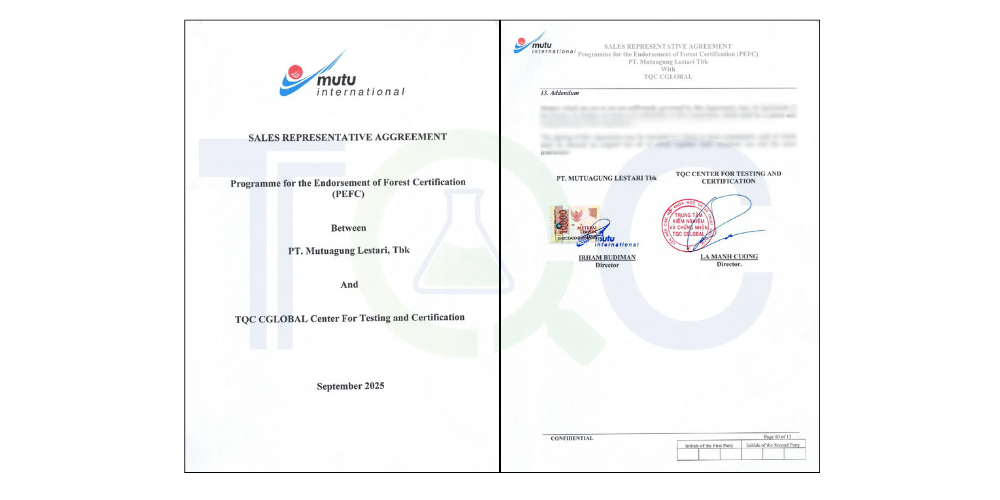 Thoa thuan giua TQC & Mutu International