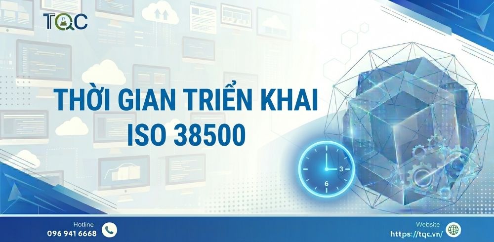 Thời gian chứng nhận iso 38500