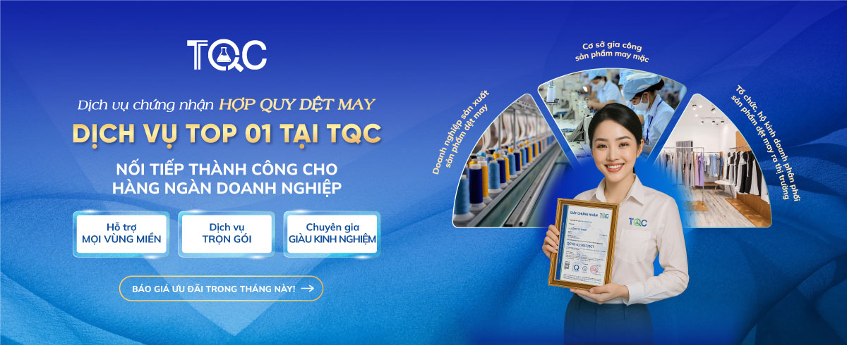 Chứng Nhận Hợp Quy Sản Phẩm Dệt May