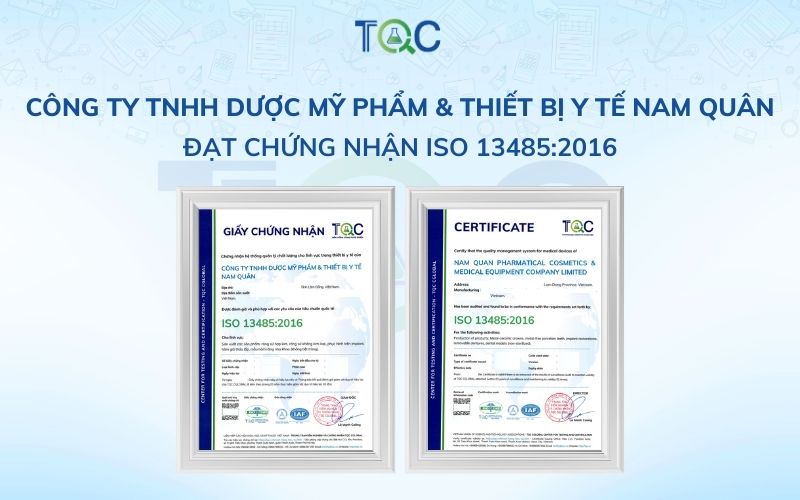 Nam Quan dat chung nhan