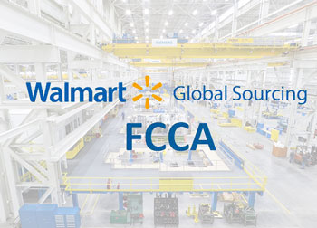 Đào tạo, Chứng nhận  tiêu chuẩn đánh giá nhà máy FCCA của Walmart